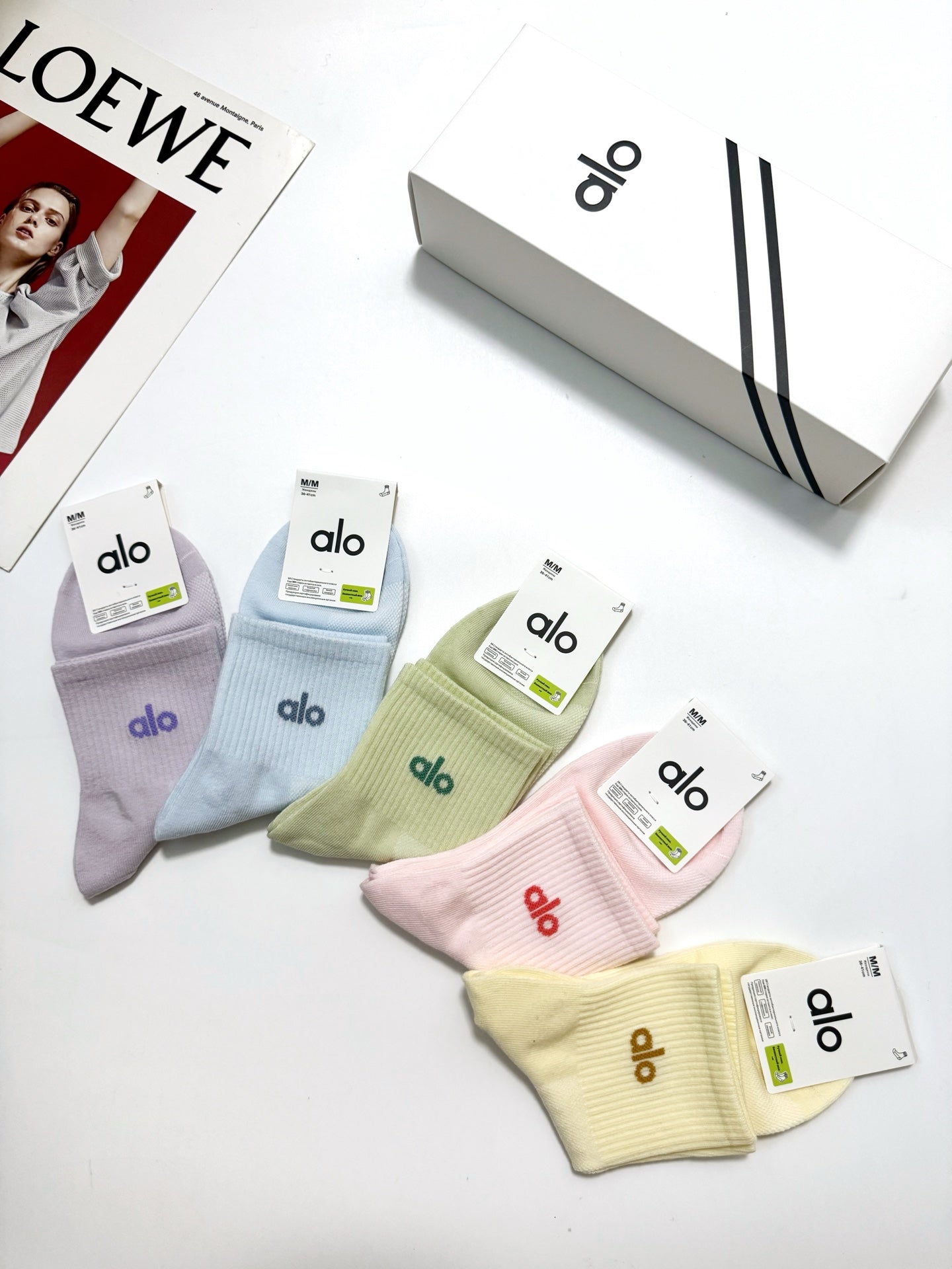 ALO 26S ANKLE SOCKS 405390 (1 BOX)