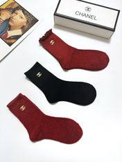 CHANEL 26S CREW SOCKS 407172 (1 BOX)