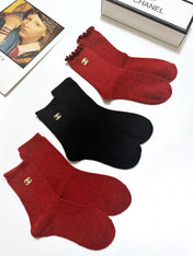 CHANEL 26S CREW SOCKS 407172 (1 BOX)