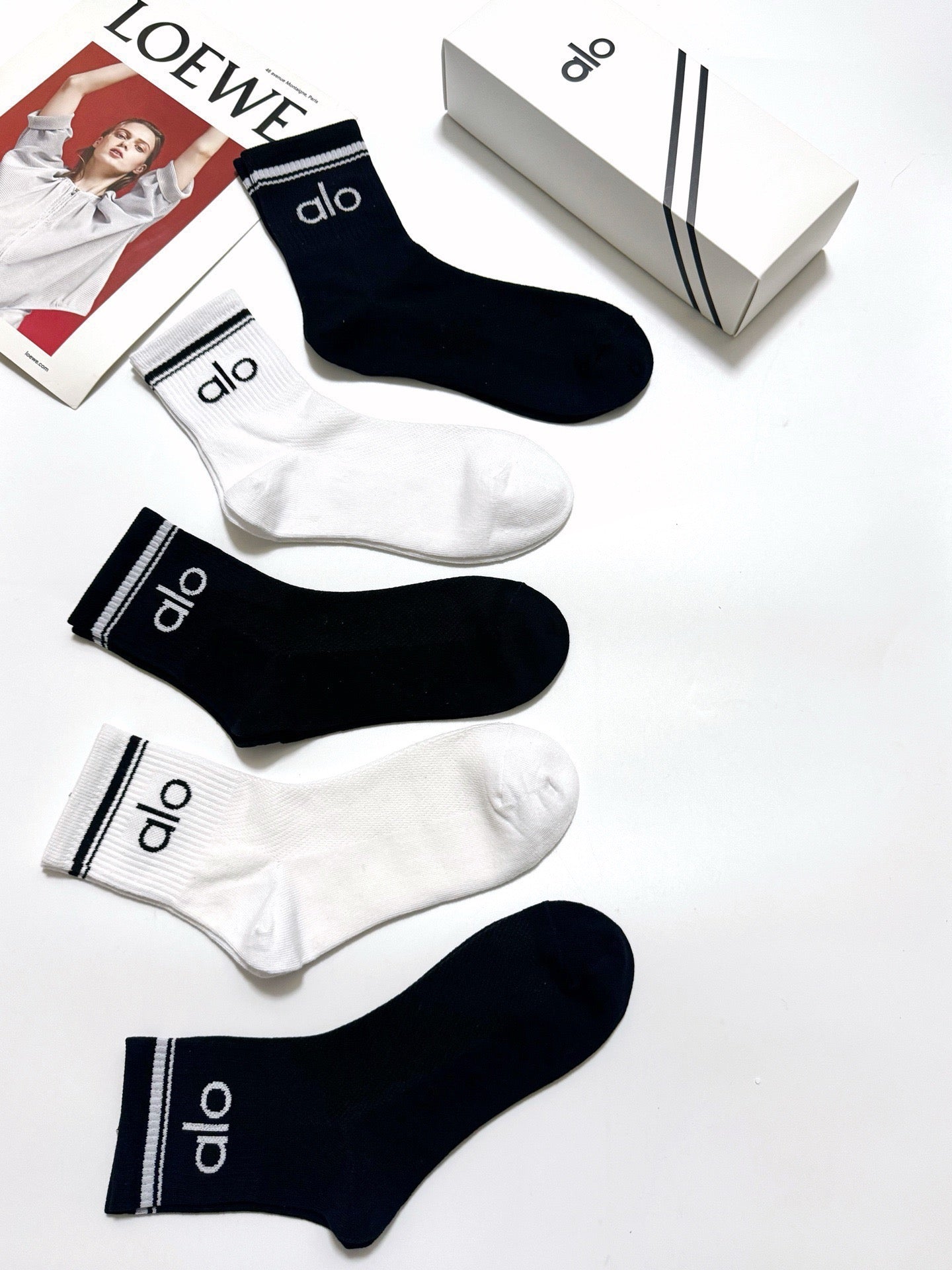 ALO 26S ANKLE SOCKS 410395 (1 BOX)
