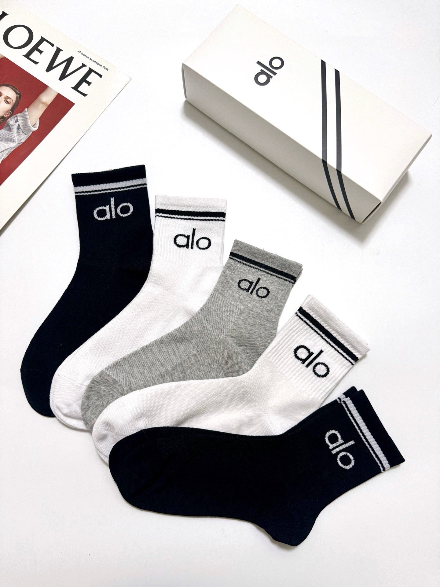 ALO 26S ANKLE SOCKS 410396 (1 BOX)