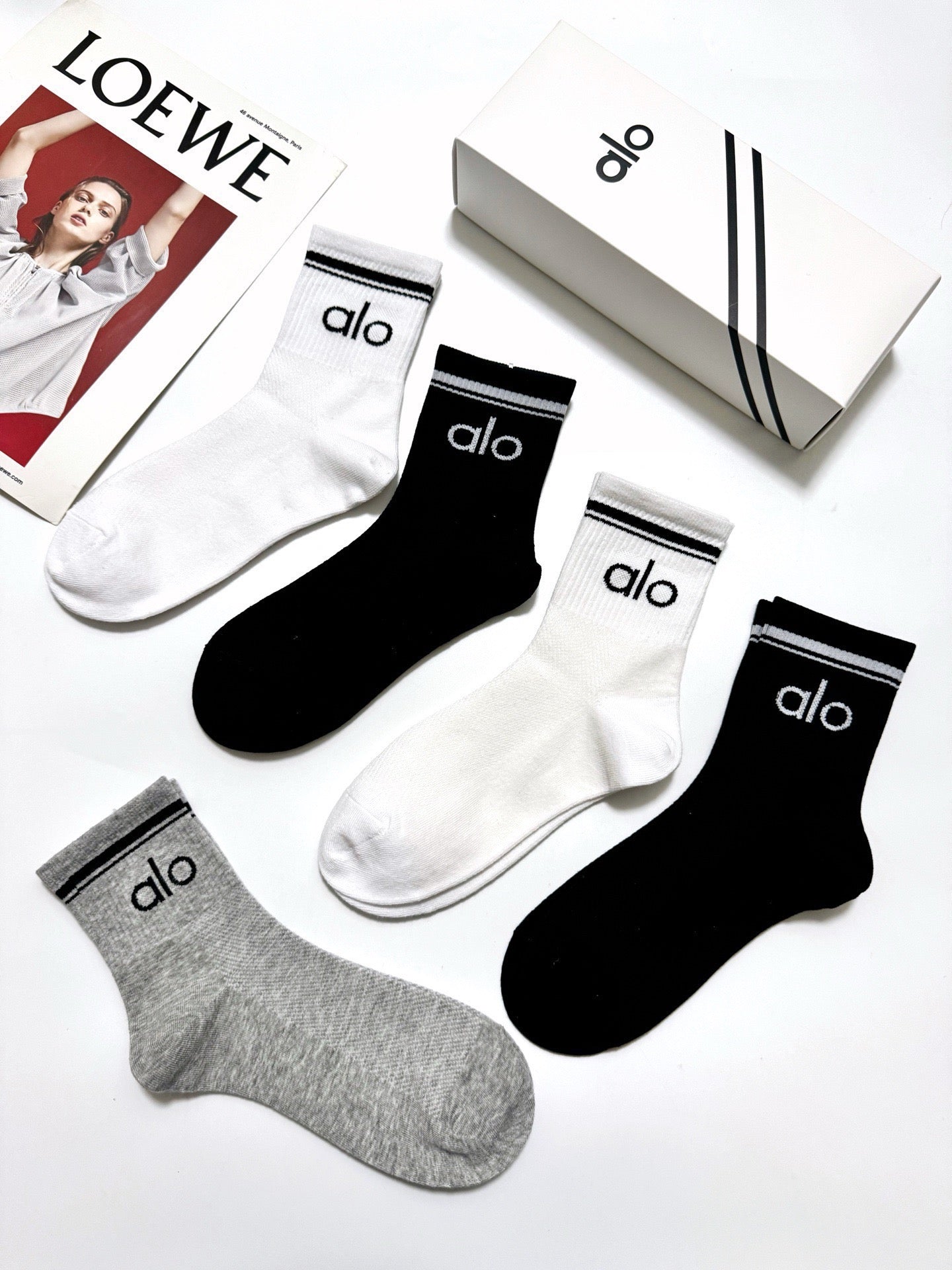 ALO 26S ANKLE SOCKS 410396 (1 BOX)
