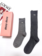 MIUMIU 26S CREW SOCKS 410302 (1 BOX)