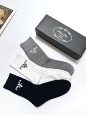 PRADA 26S CREW SOCKS 412438 (1 BOX)