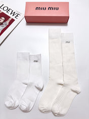 MIUMIU 26S CREW SOCKS 412443 (1 BOX)