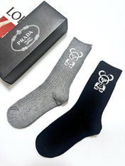PRADA 26S CREW SOCKS 415681 (1 BOX)