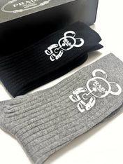 PRADA 26S CREW SOCKS 415681 (1 BOX)
