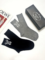 PRADA 26S CREW SOCKS 415681 (1 BOX)