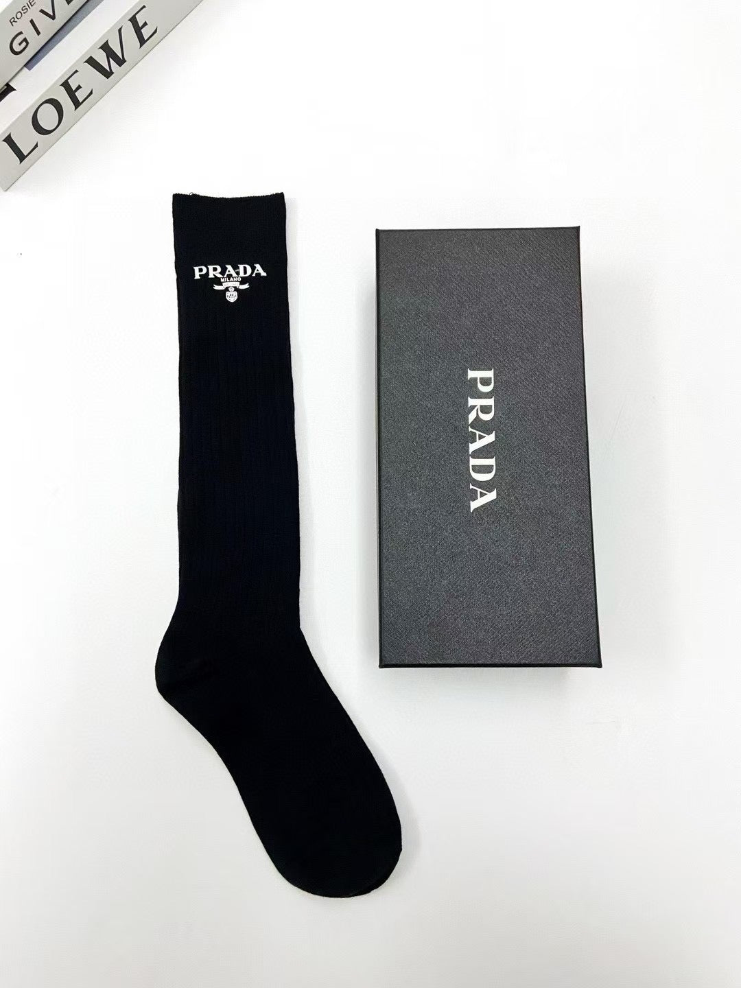 PRADA 26S CREW SOCKS 415685 (1 BOX)