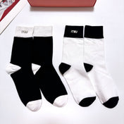 MIUMIU 26S CREW SOCKS 415689 (1 BOX)
