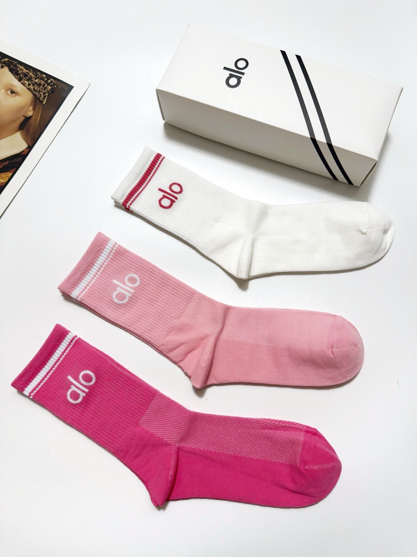 ALO 26S CREW SOCKS 417689 (1 BOX)