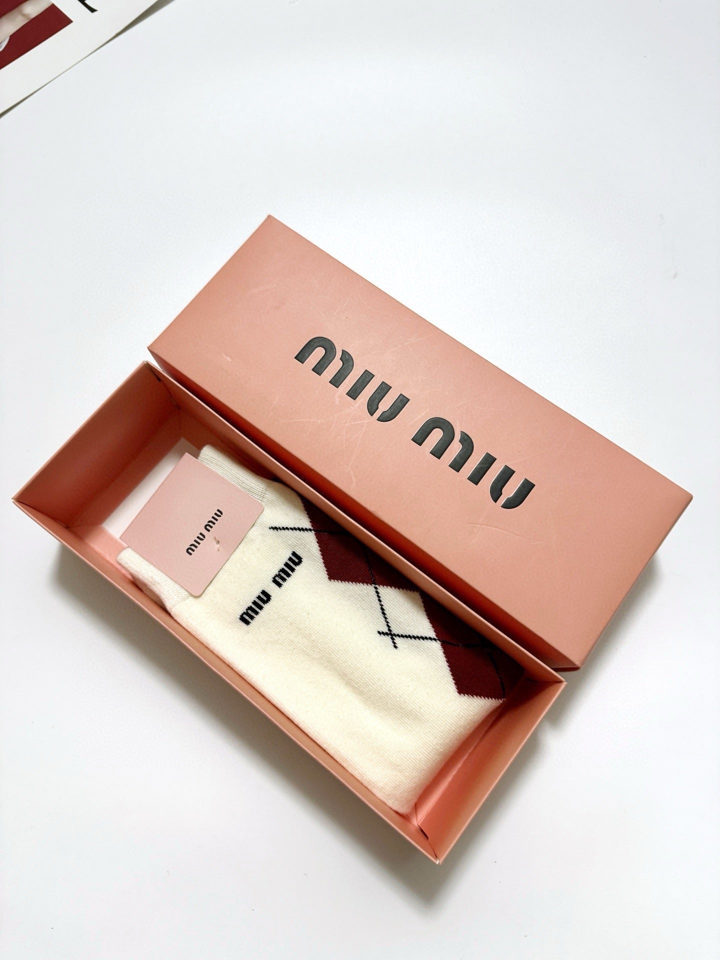 MIUMIU 26S CREW SOCKS 417702 (1 BOX)