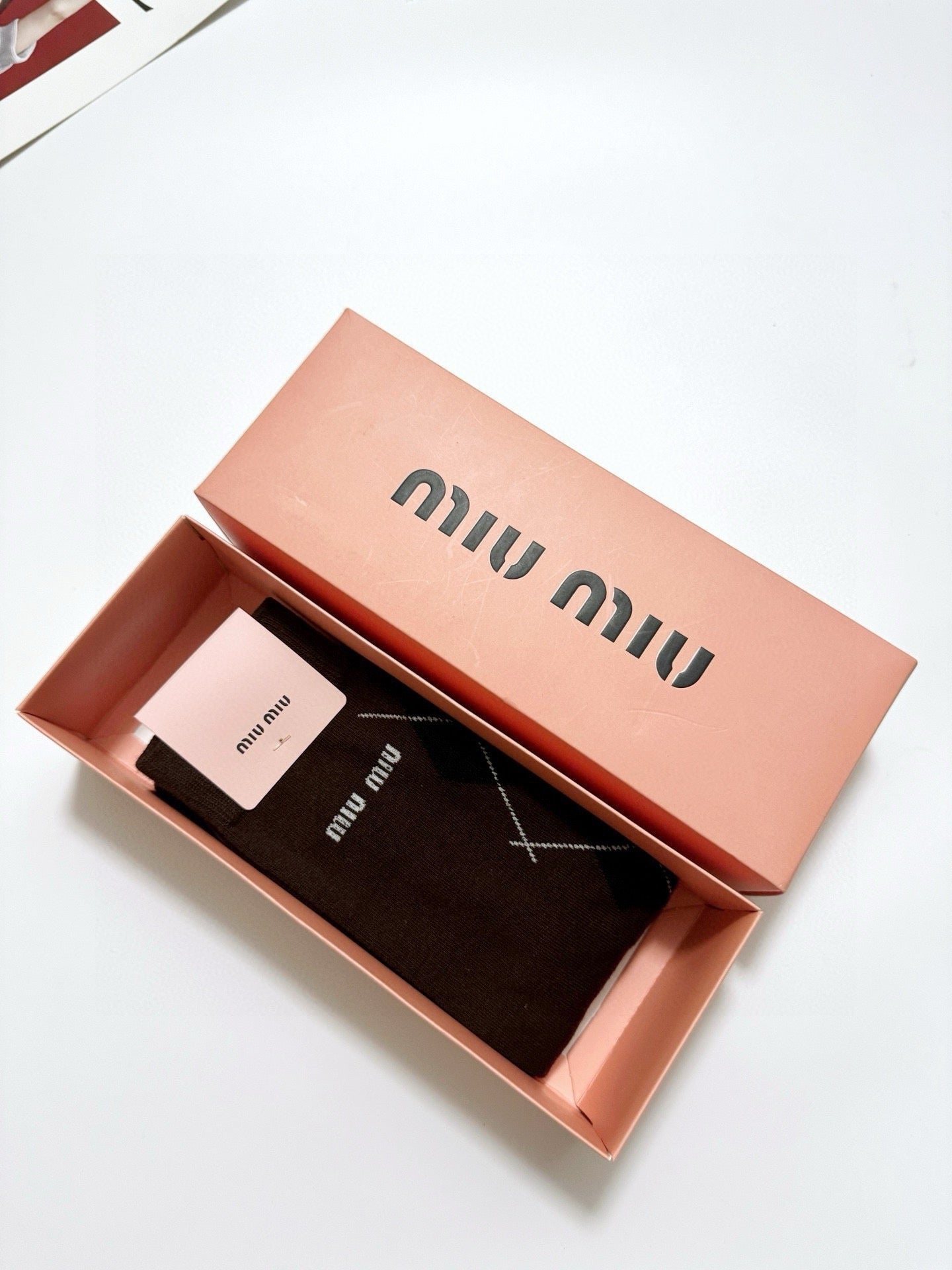 MIUMIU 26S CREW SOCKS 417701 (1 BOX)