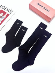 MIUMIU 26S CREW SOCKS 417715 (1 BOX)