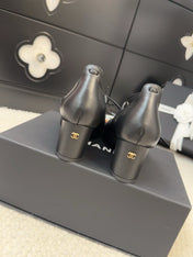 MARY JANE PUMPS 55 MM IN BLACK LAMBSKIN