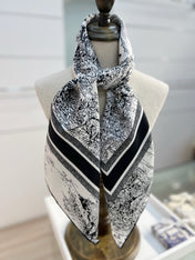 DIOR 26S SCARF 90CM IN SILK 198369