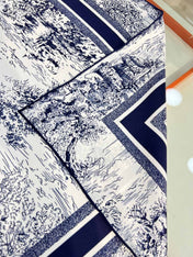DIOR 26S SCARF 90CM IN SILK 198370