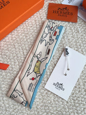 HERMES 26S SCARF 86 IN SILK 309597
