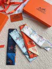 HERMES 26S SCARF 86 IN SILK 309600