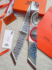 HERMES 26S SCARF 86 IN SILK 309605