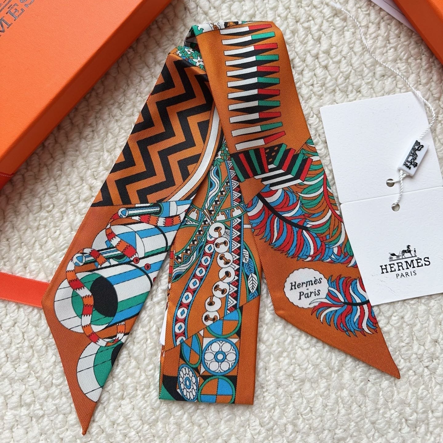 HERMES 26S SCARF 86 IN SILK 309629