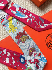 HERMES 26S SCARF 86 IN SILK 309634