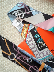 HERMES 26S SCARF 86 IN SILK 309643