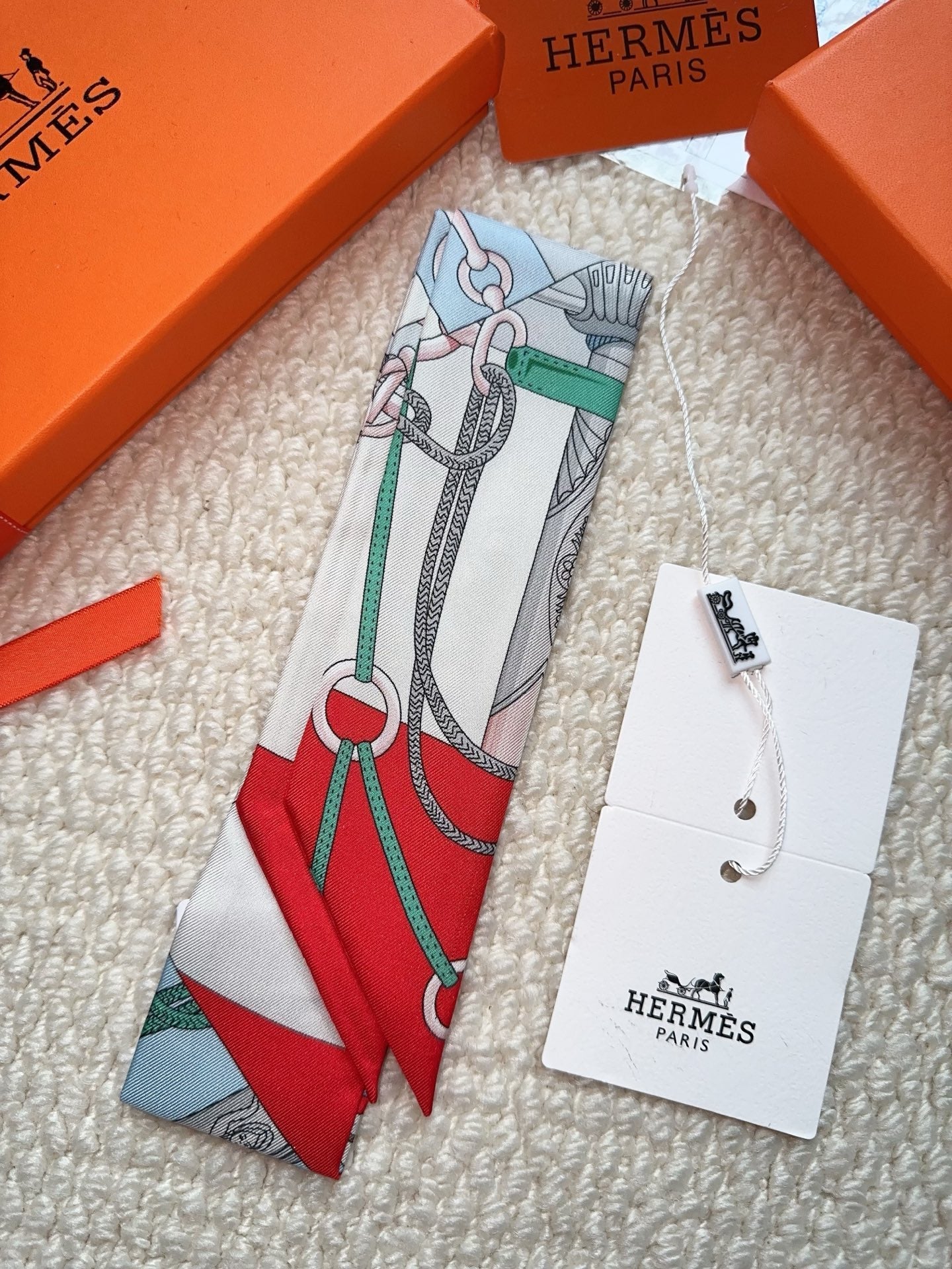 HERMES 26S SCARF 86 IN SILK 309646