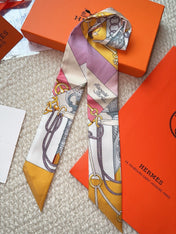 HERMES 26S SCARF 86 IN SILK 309647