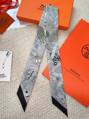 HERMES 26S SCARF 86 IN SILK 309649