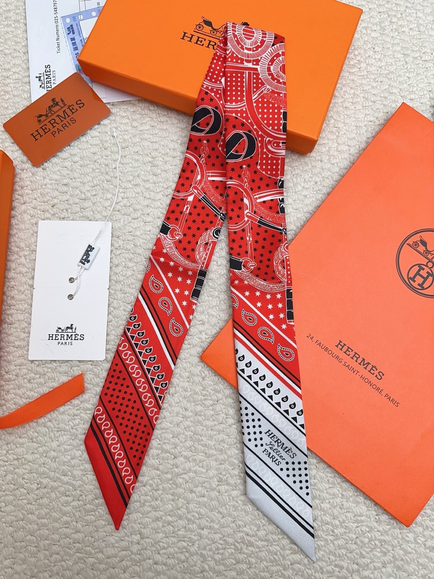 HERMES 26S SCARF 90 IN SILK 309658