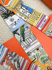 HERMES 26S SCARF 90 IN SILK 309661