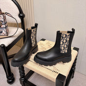DIOR 26S KIDS CHELSEA BOOT IN BLACK POLISHED CALFSKIN