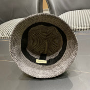 BUCKET HAT IN STEEL GRAY WOOL 389116