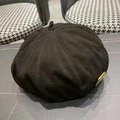BERET HAT IN BLACK CORDUROY 429844