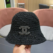 CHANEL 26S RAFFIA BUCKET HAT 335791