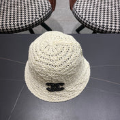 CHANEL 26S RAFFIA BUCKET HAT 335790