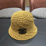 CHANEL 26S RAFFIA BUCKET HAT 335789
