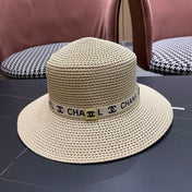 CHANEL 26S STRAW BOATER HAT 335741