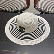 CHANEL 26S WIDE-BRIM STRAW HAT 335717