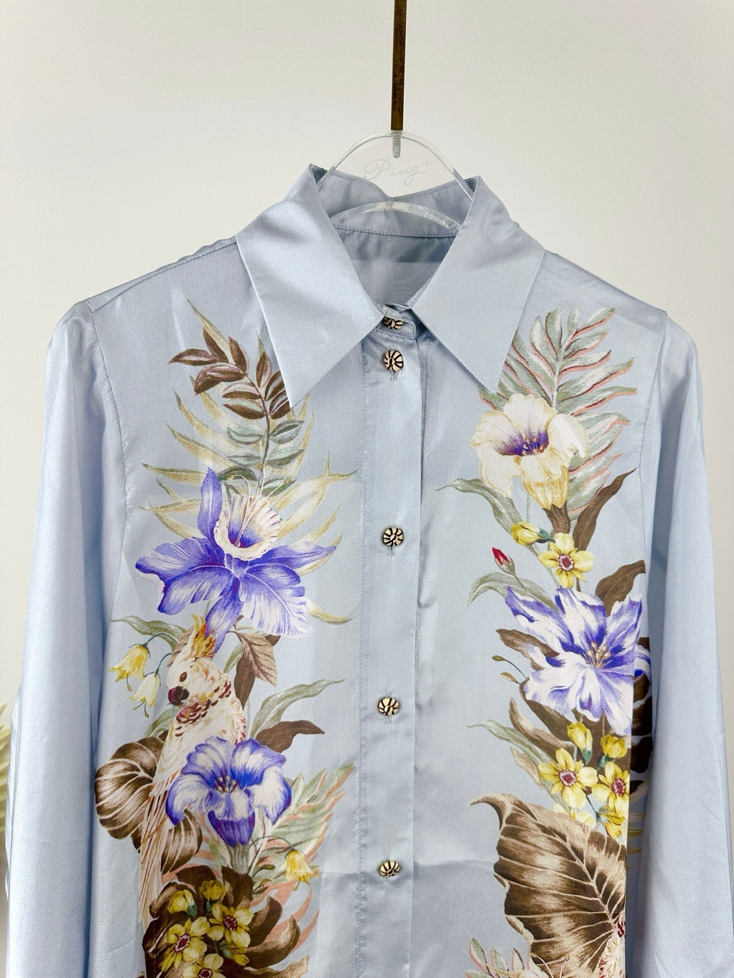 ZIMMERMANN LONG-SLEEVE CASUAL SHIRT 270126