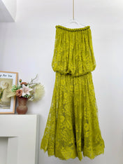 ZIMMERMANN 26S OFF-SHOULDER LACE MAXI DRESS 321
