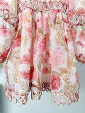ZIMMERMANN 26S LONG-SLEEVE MINI DRESS 318