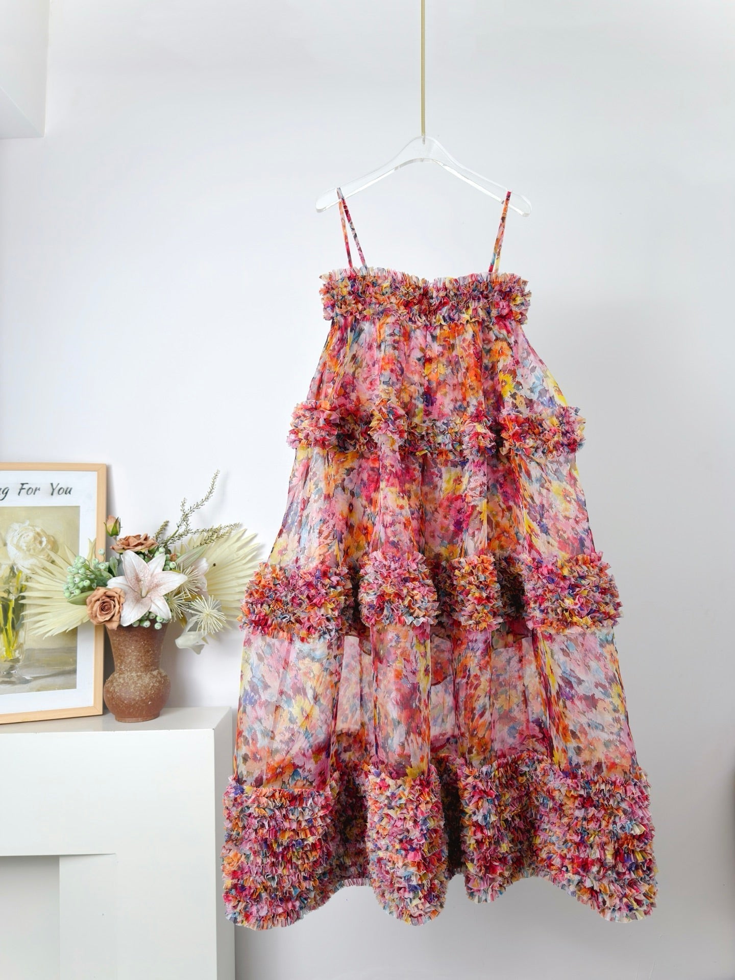 ZIMMERMANN 26S RUFFLED TIERED MAXI DRESS 301