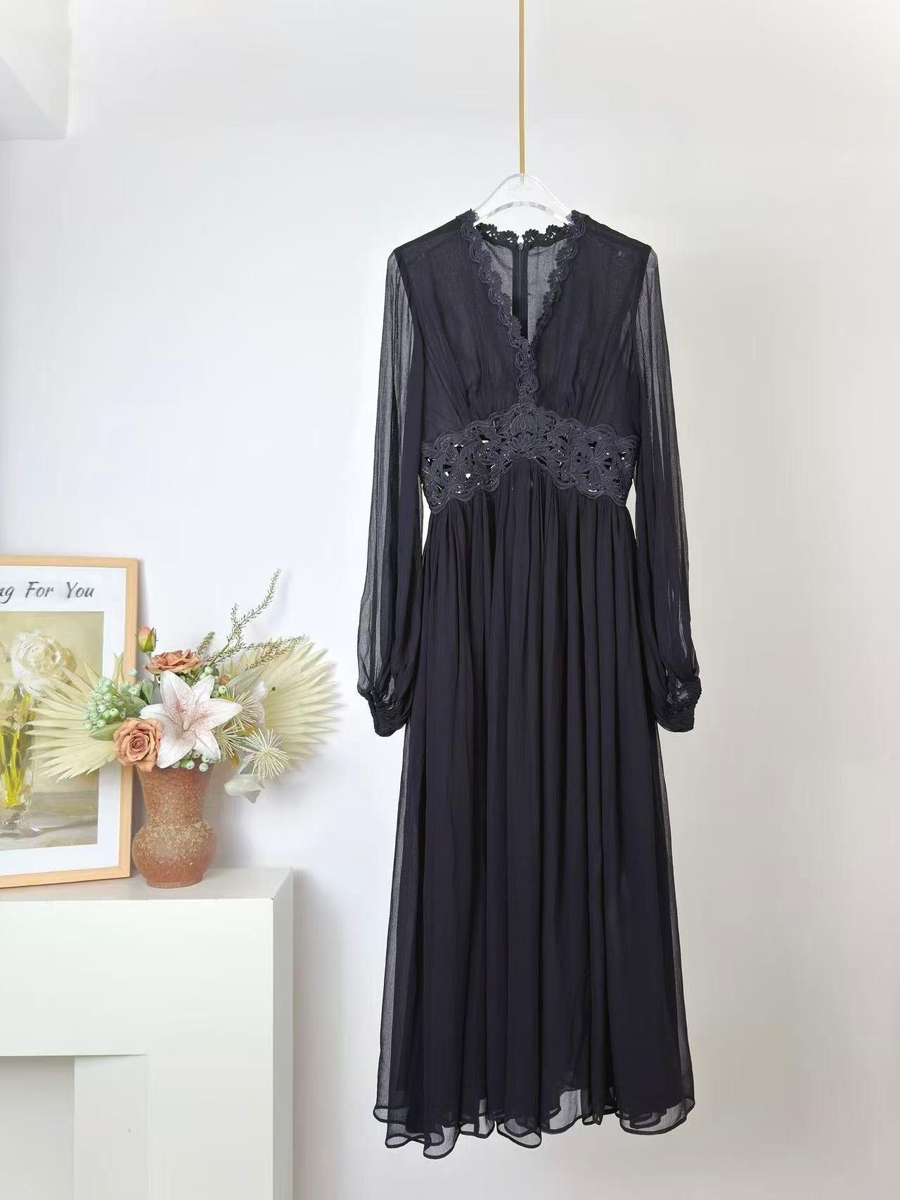 ZIMMERMANN 26S V-NECK MAXI DRESS 300