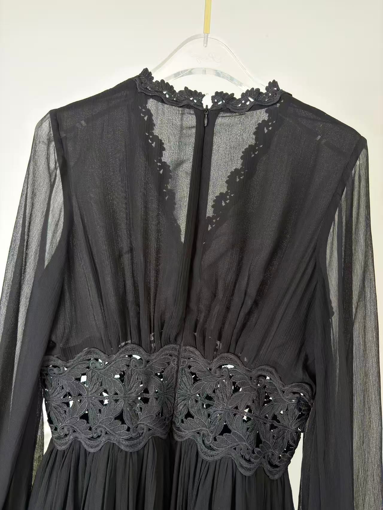 ZIMMERMANN 26S V-NECK MAXI DRESS 300