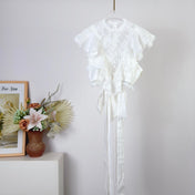 ZIMMERMANN 26S LACE RUFFLE BLOUSE 236