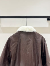MAX MARA 25S SHORT SHEARLING COAT 169