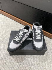 CLASSIC TRAINER IN GREY MIX BLACK FABRIC