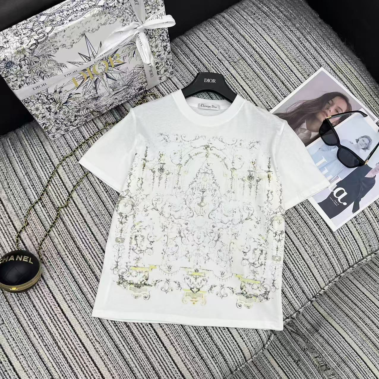 DIOR 25S SHORT-SLEEVE CREW NECK T-SHIRT 840